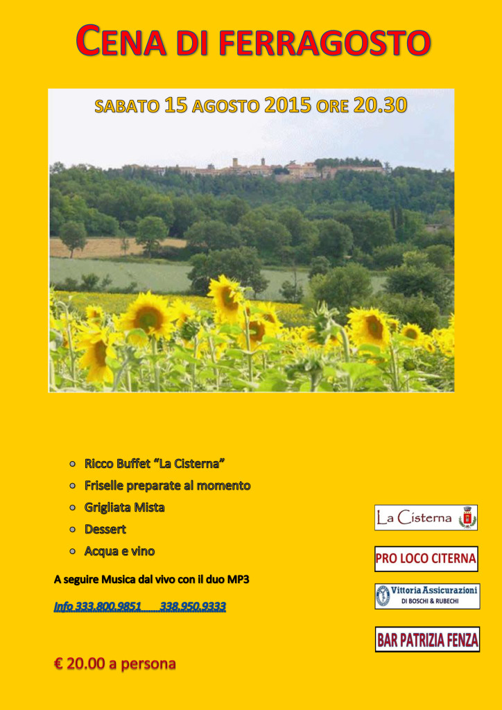 ferragosto 724x1024 - Cena di Ferragosto